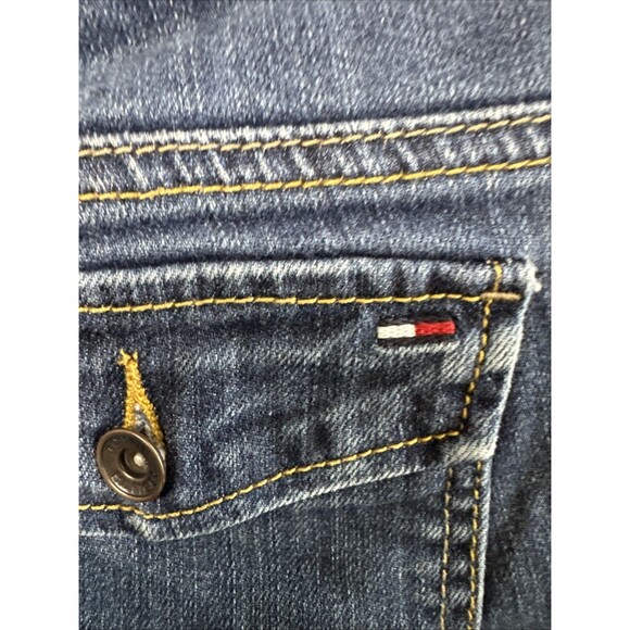 Tommy Hilfiger‎ Hipster Boot Cut Low Rise DenimJeans Womens Sz 14R - Picture 5 of 6
